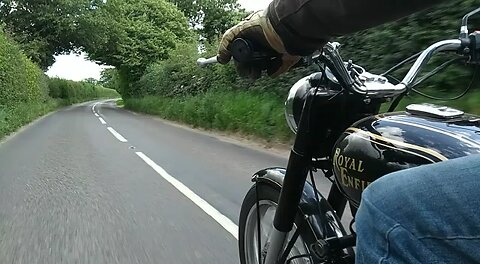 Ride in a wooden sidecar box