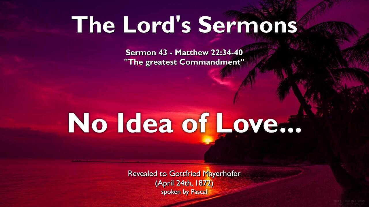 The greatest Commandment is Love, yet they have no Idea thereof ❤️ Jesus elucidates Matthew 22:34-40