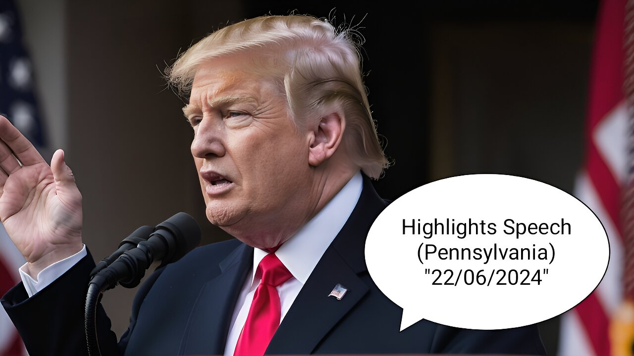 President Donald Trump Speech ❤️🔥 (Highlights) 2024 (Pennsylvania) 22/06/2024