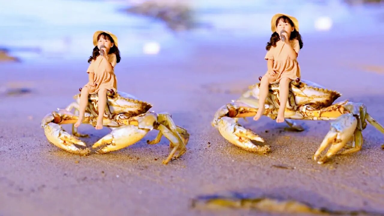 Sitting on a little crab concert