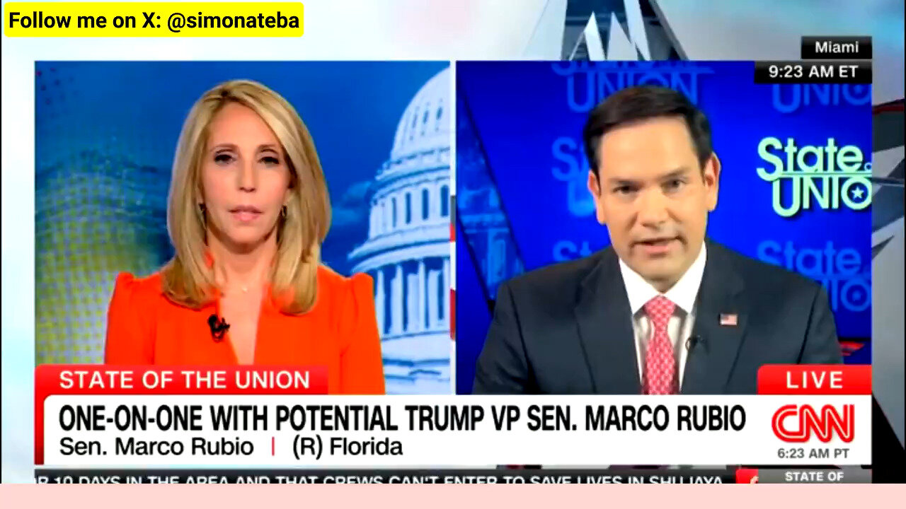 Marco Rubio Goes On CNN…Dana Bash Probably Wishes He Hadn't As He Crushes Her Warped Trump Narrative