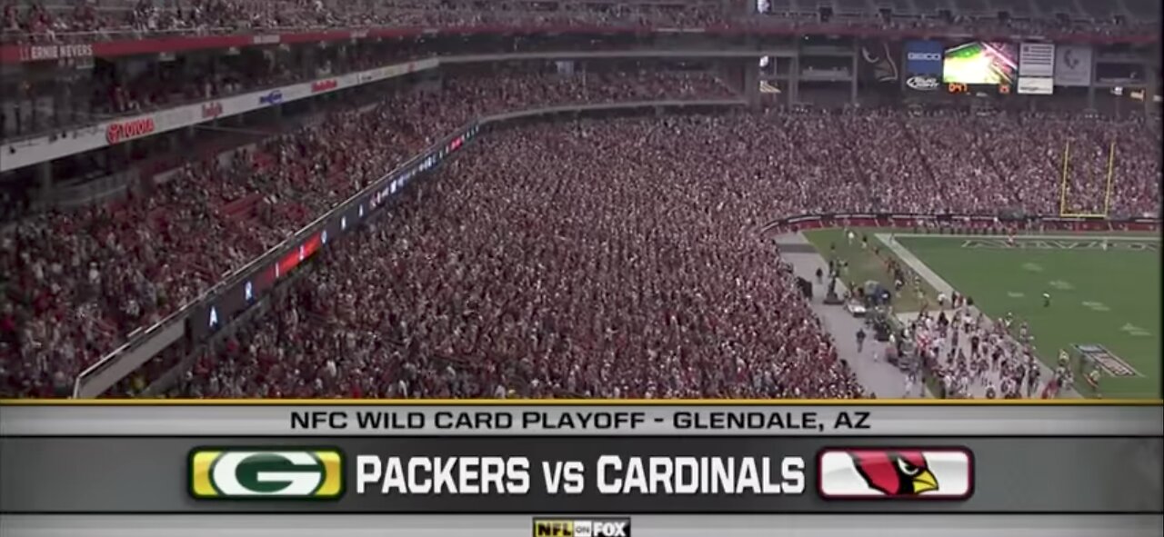 2009 NFC Wild Card Cardinals vs Packers Most points in NFL Playoff History