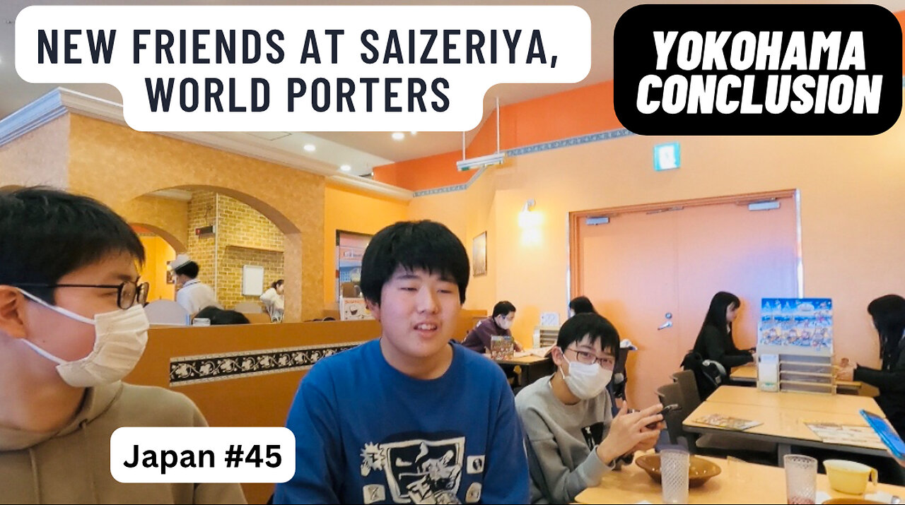 New Friends at Saizeriya, World Porters, Yokohama, Japan #45