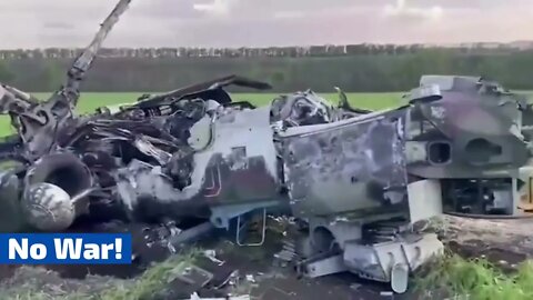 Ukrainian Fighters shot down the Russian Mi-28N Night Hunter!