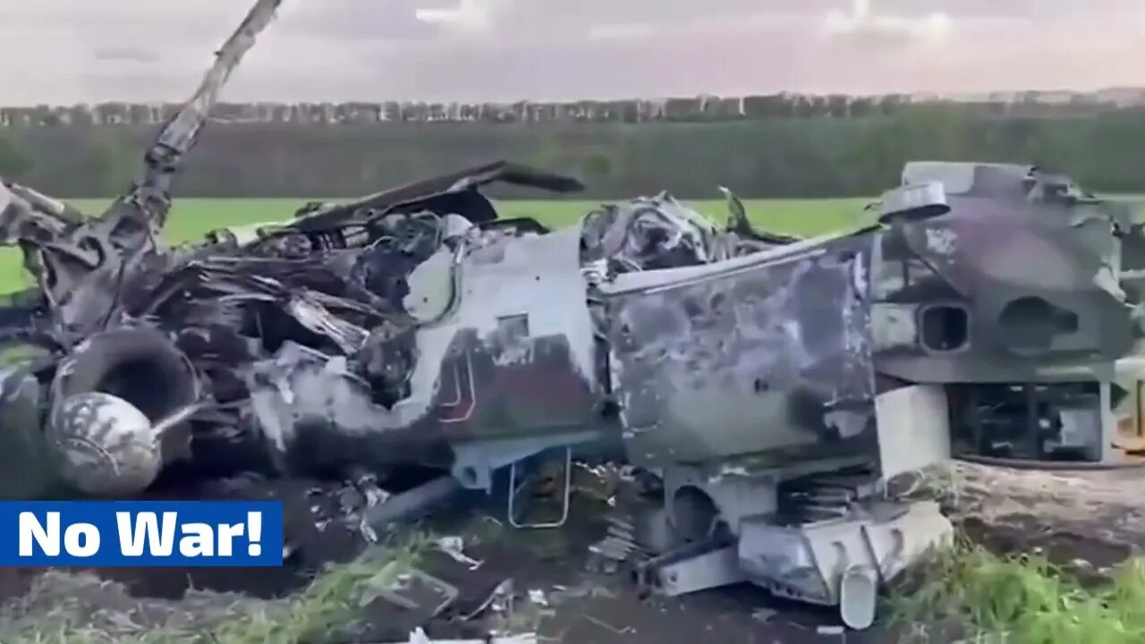 Ukrainian Fighters shot down the Russian Mi-28N Night Hunter!