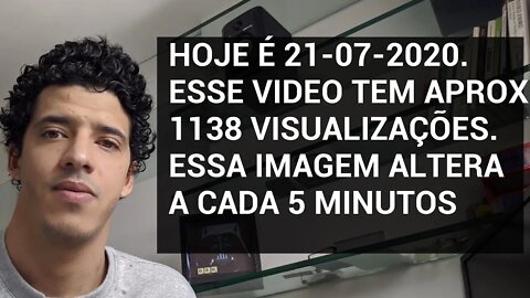 A thumbnail (imagem da capa) desse video altera de acordo com a quantidade de visualizações dele