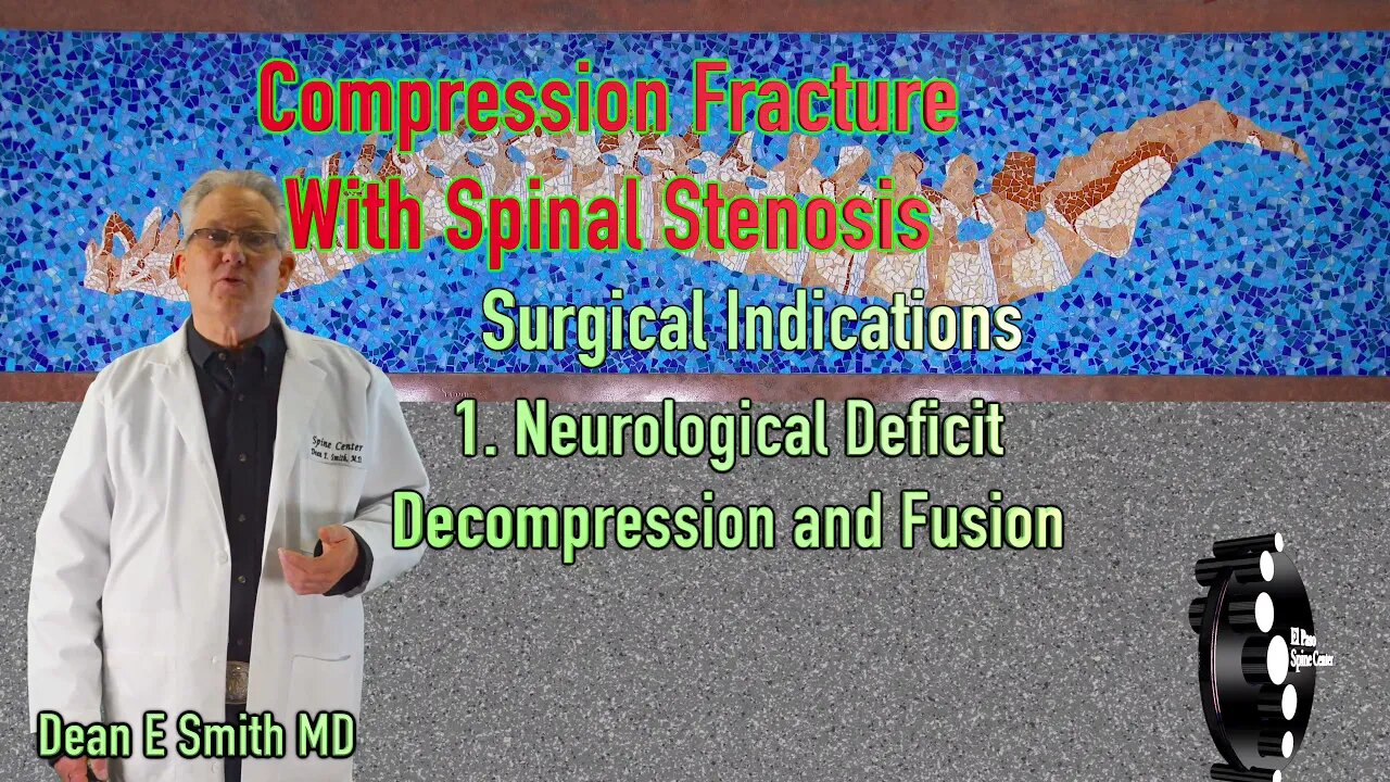 Compression Fracture and Spinal Stenosis