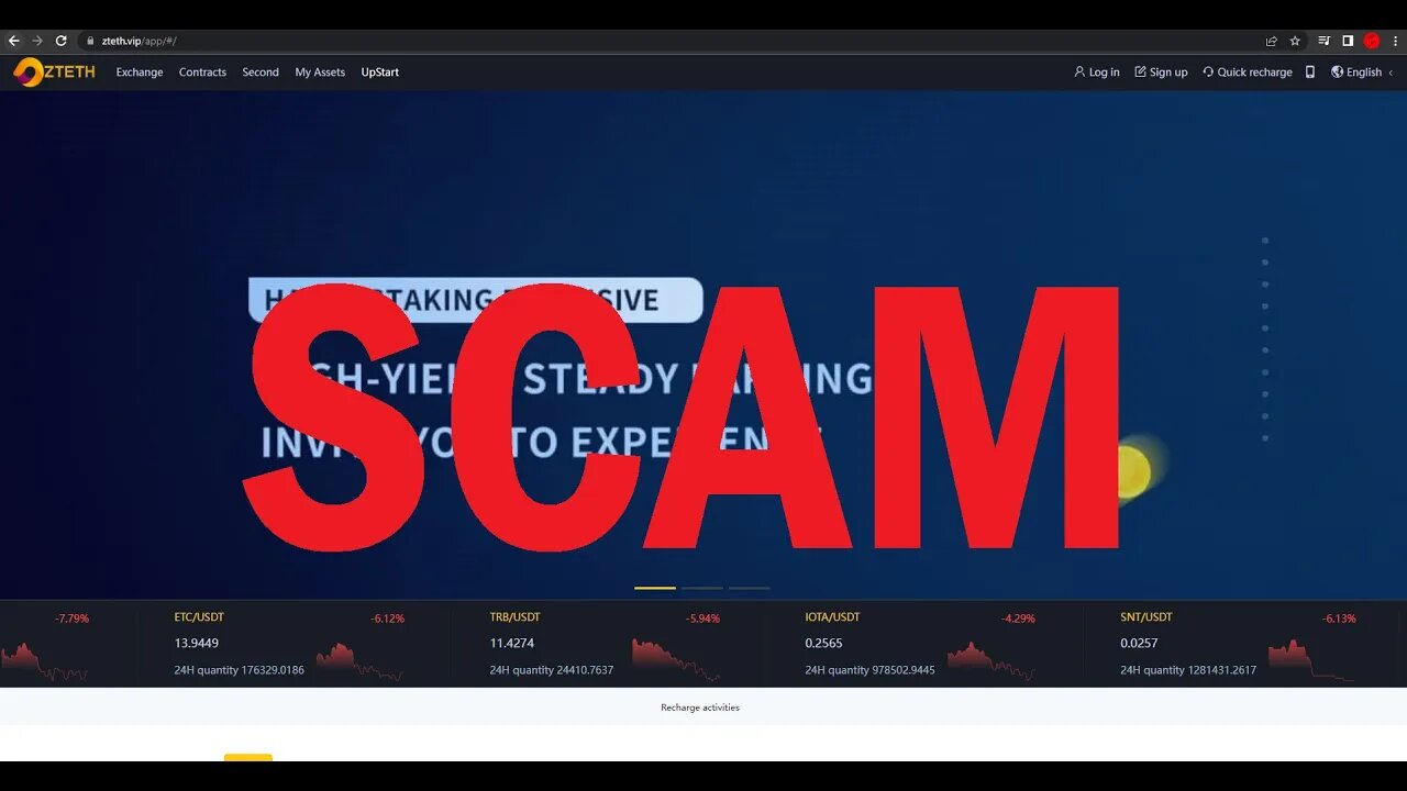 Zteth.vip is a SCAM EXCHANGE