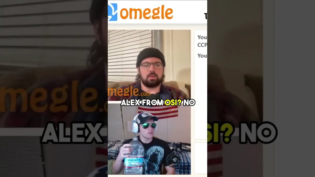 I met Alex Hormozi on Omegle #funny #sigmamale #meme