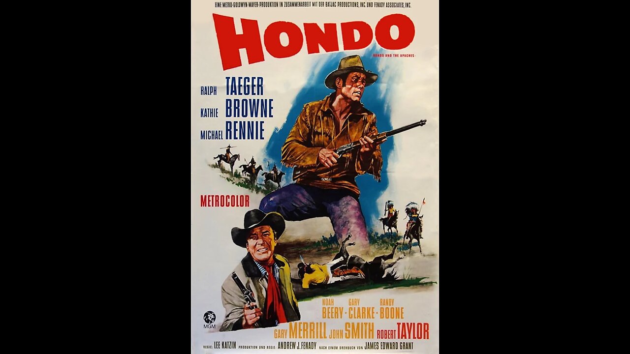 Louis L'Amour's Hondo, Western TV, 1967, Episodes 5 thru 8. Ralph Taeger, Kathie Browne, Noah Beery Jr., Michael Pate, Gary Clarke, Buddy Foster