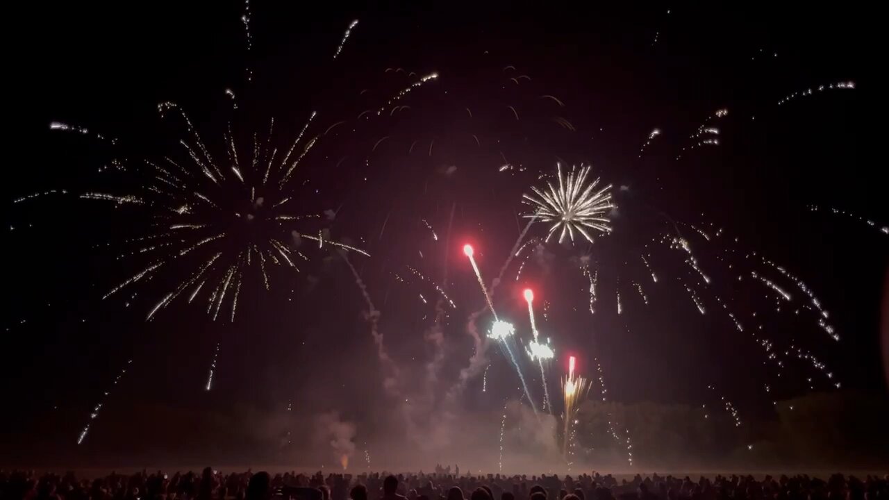 Fireworks in Valparaiso on Independence Day 2023