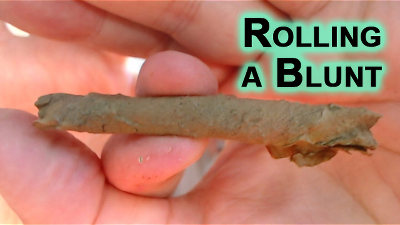 Rolling a Blunt With Home Grown Organic Tobacco & Cannabis From Our 2023 Harvest [How to ASMR]