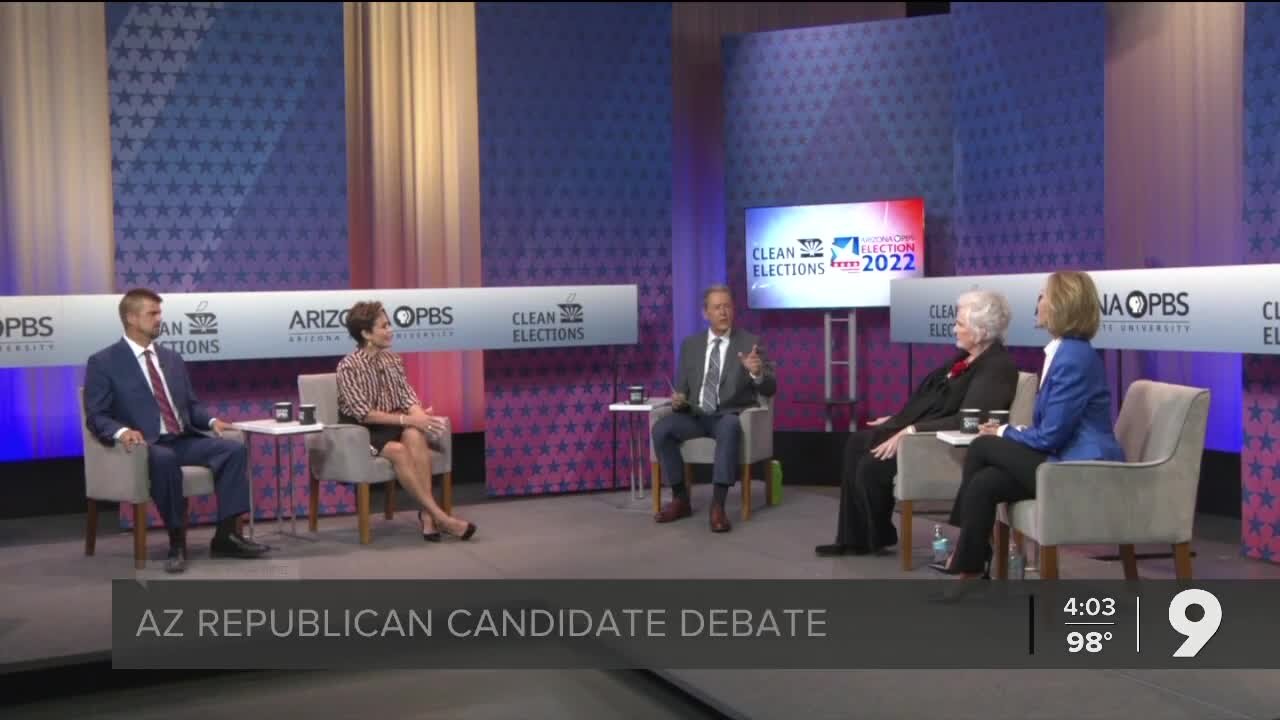 Republican candidates face off in Arizona governor forum