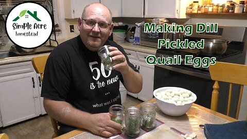 Easy!! Dill Pickled Quail Eggs