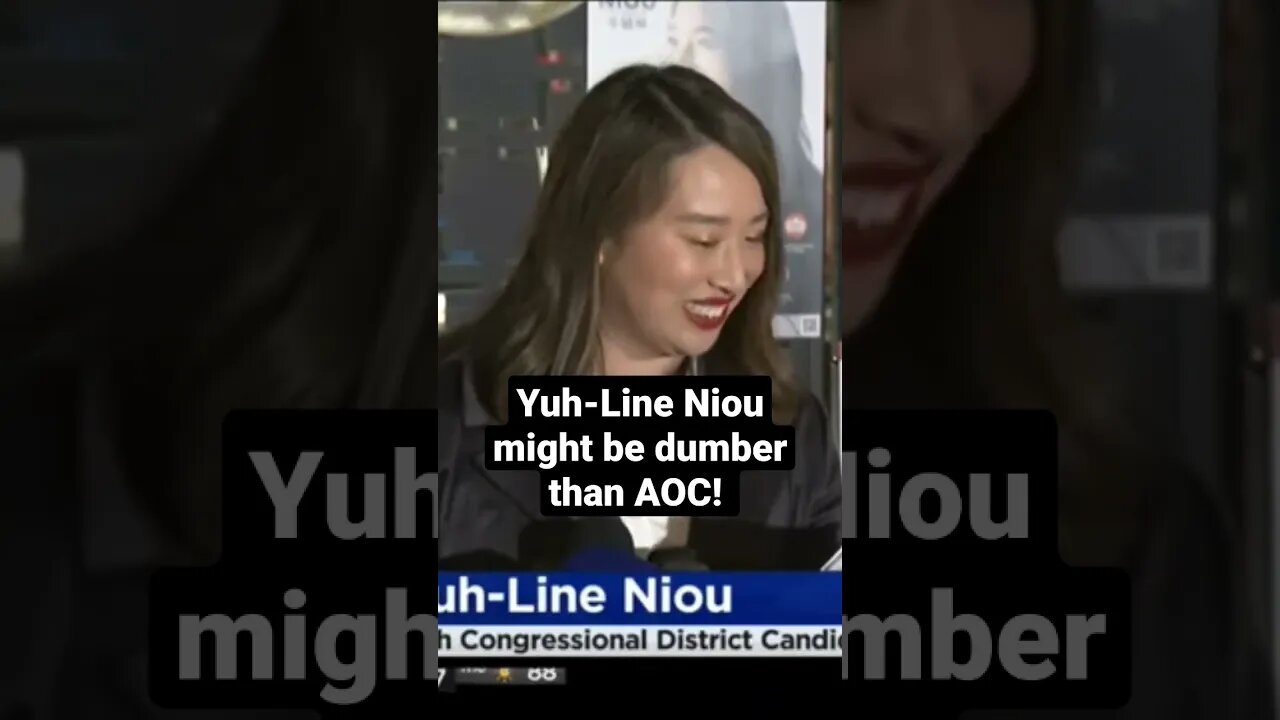 Yuh-Line Niou might be dumber than AOC! #AOC