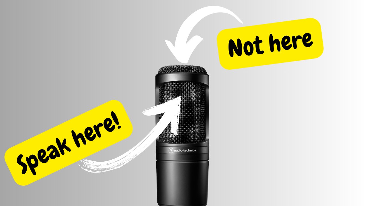 Microphone use: side address vs. top address