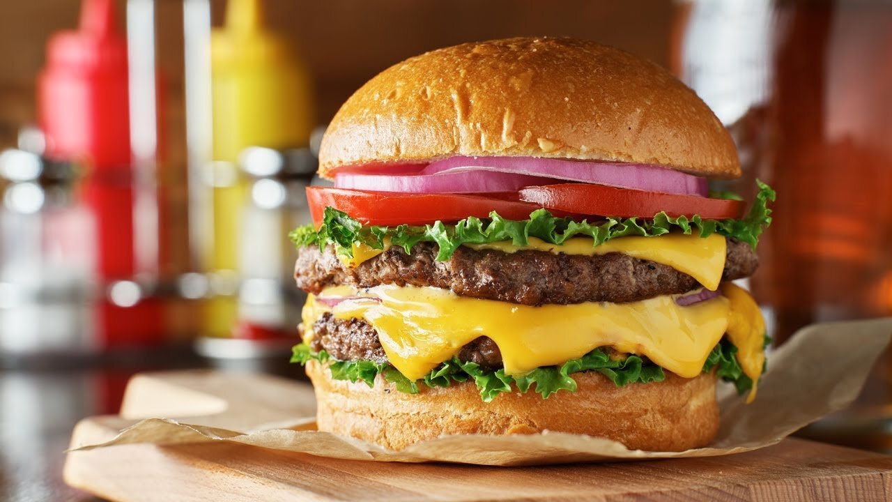 Cooking for kids - learn how to cook a healthy hamburger