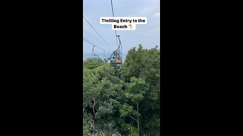 The most dramatic entrance to the Beach 🏖️