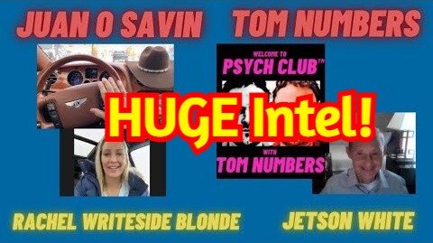 Juan O' Savin - Tom Numbers - Rachel WriteSide Blonde & Jetson White!