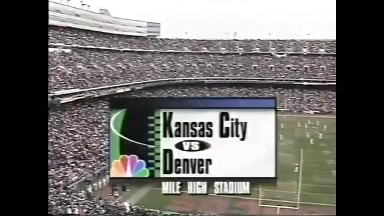 1993-12-12 Kansas City Chiefs vs Denver Broncos