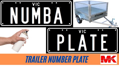 CNC Project - Trailer Number Plate