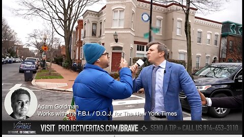 James O'Keefe Confronts NYT Journalist™ Adam Goldman About Emails Obtained by Judicial Watch