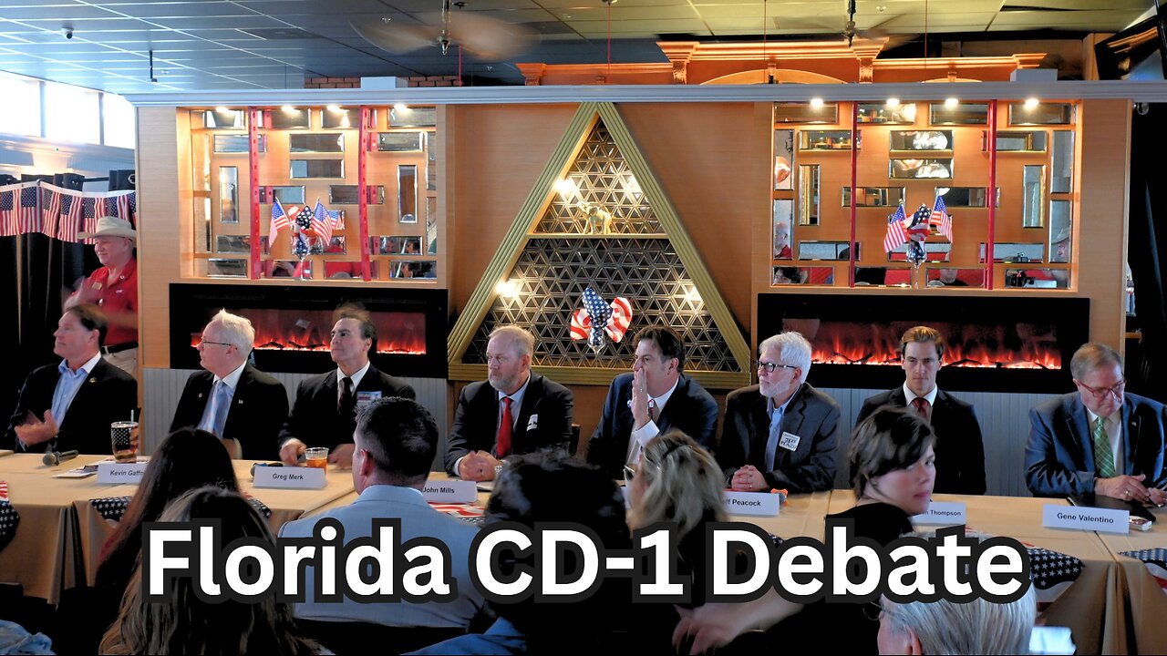 2024 GOP CD-1 Special Election Primary Debate: Replacing Matt Gaetz