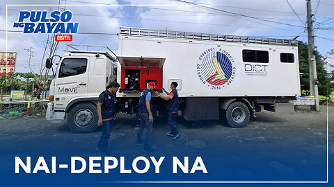 Mobile operations vehicles for emergency ng DICT para sa emergency communications, nai-deploy na