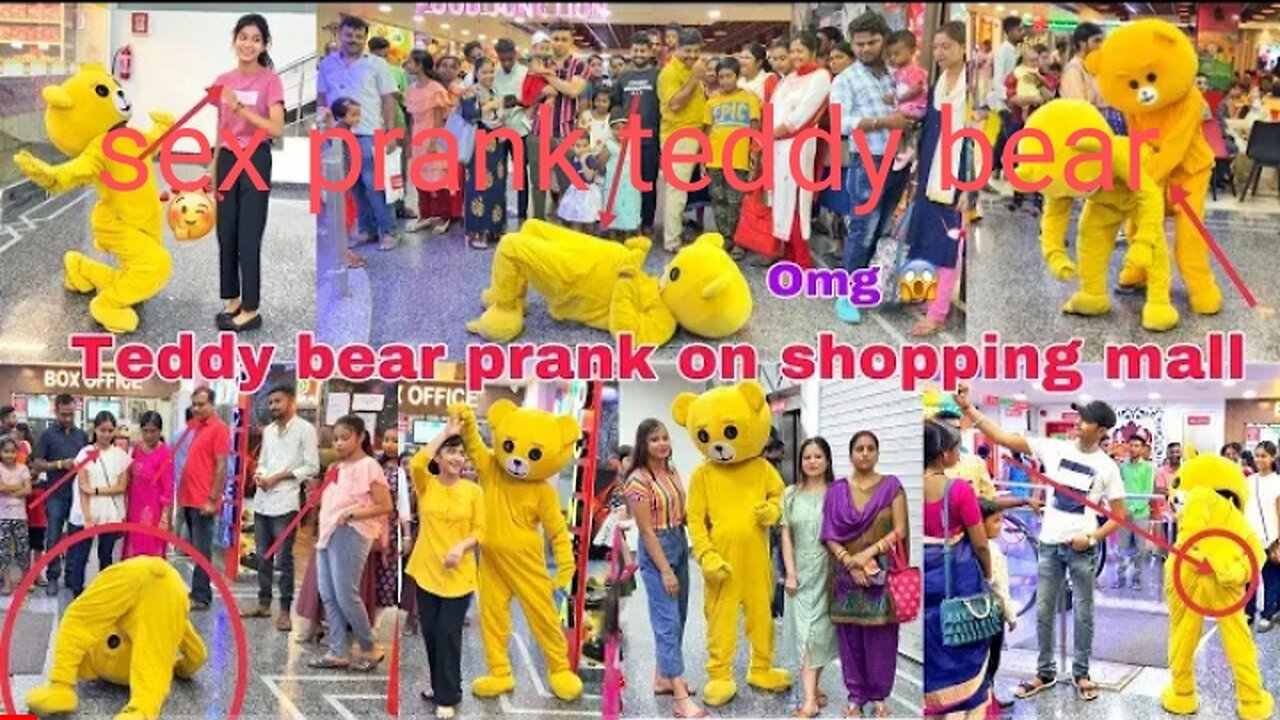 Shopping // 🛍️ 🛍️// mall // prank // teddy //🧸 🧸// bear //🐻🐻🐻// follow me please 🙏🙏