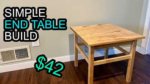 Simple End Table | Shop Noise