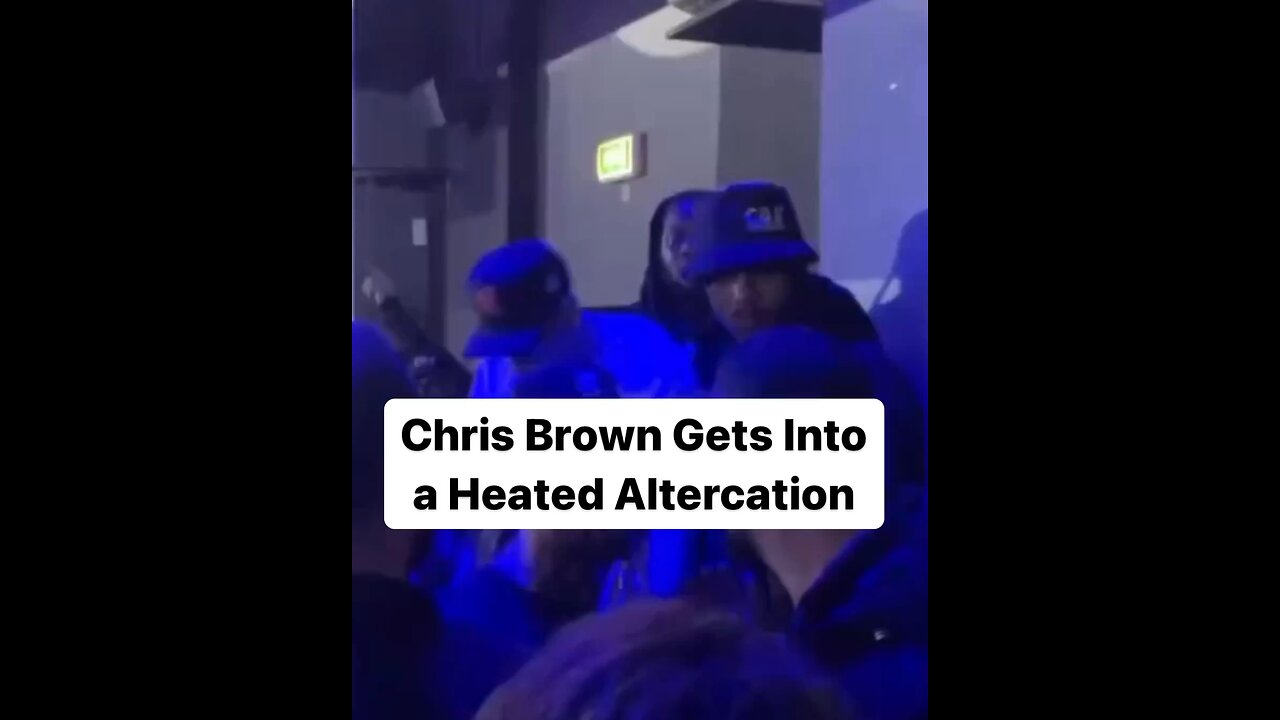 Chris brown get in altercation