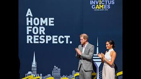 DUKE AND DUCHESS SUSSEX INVICTUS GAMES DUSSELDORF 2023. TORTURED UK CANADIAN PASSPORT.