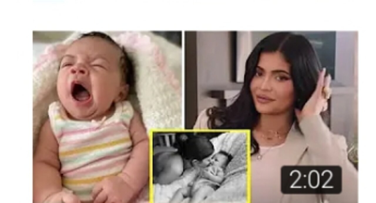 Kylie Jenner &Travis Scott Shared 1st Cute photo Of Her Baby Boy!👶 He's Look Like Her Sist 🥰