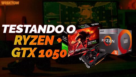 TESTANDO O RYZEN 5 3400G + 1050TI