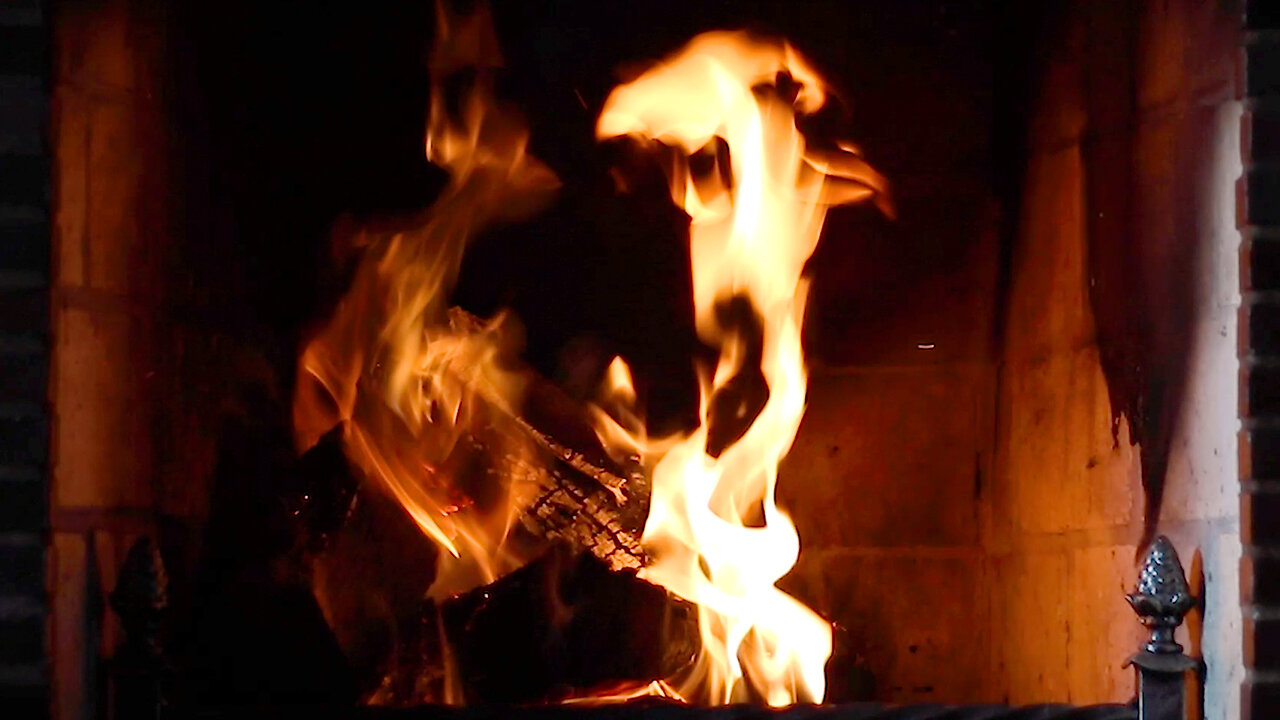 🔥 1 HOUR of Relaxing Fireplace Sounds - Burning Fireplace & Crackling Fire Sounds (NO MUSIC)