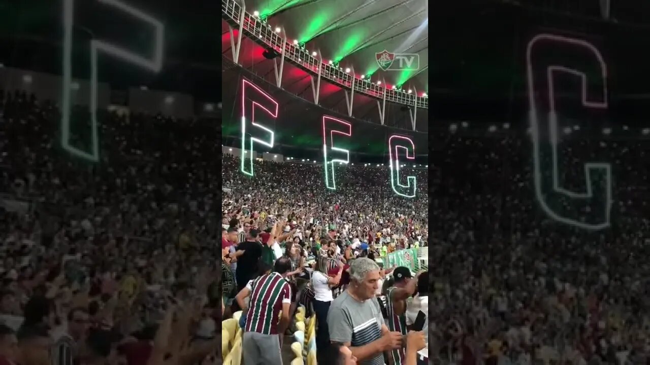 MOSAICO DE LED E FESTA NO GOL DO MANOEL: IMAGENS DO JOGÃO ENTRE LÍDER E VICE-LÍDER DO BRASILEIRO