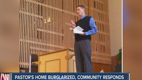 Pastor's home burglarized while he's preaching Sunday morning