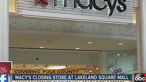 Lakeland suffers blow after anchor store at city's only indoor mall announces it's closing