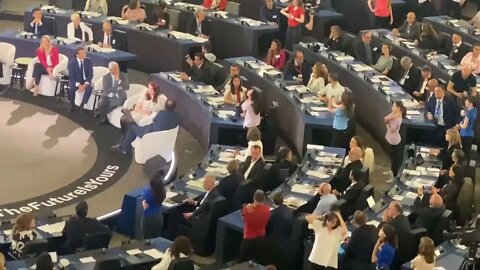 The European parliament opens a session with 10 minutes of 'interpretive dance'