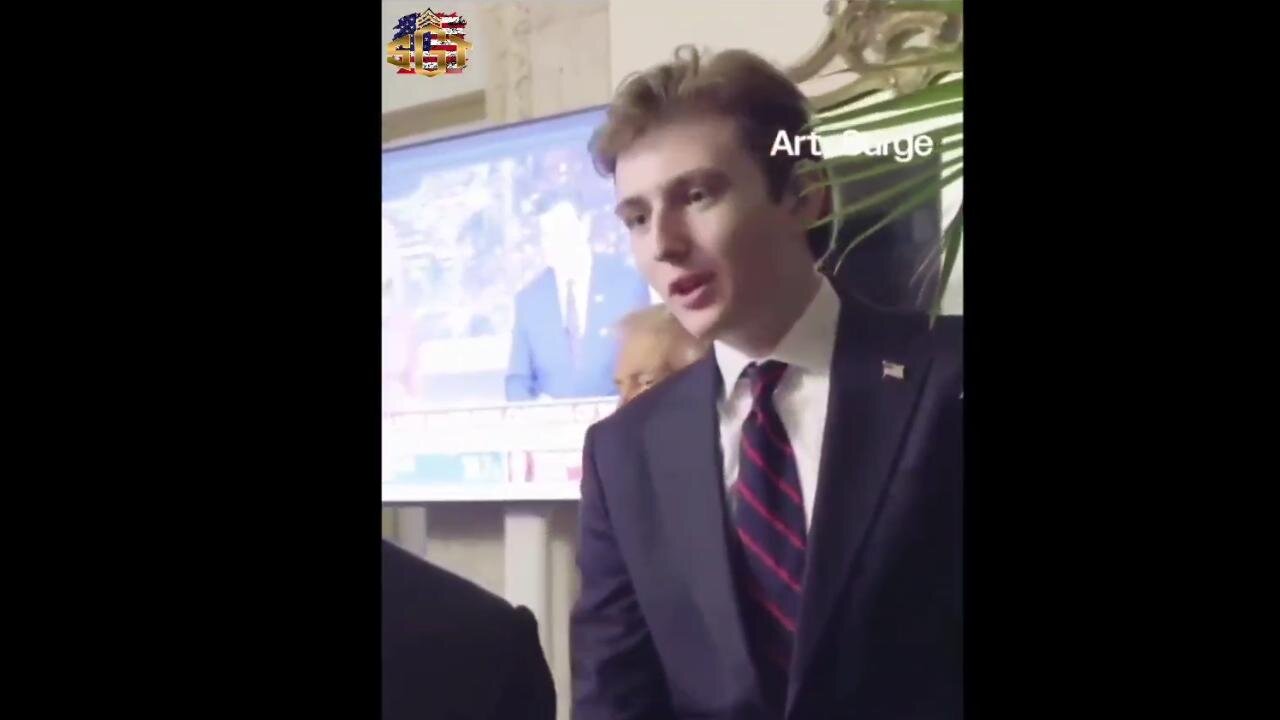 Barron Trump’s Voice Revealed for the 1st Time in a 17 Sec Viral Clip - "Art of the Surge"