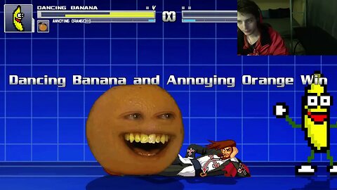 Fruit Characters (Annoying Orange And Dancing Banana) VS Slayer In An Epic Battle In MUGEN