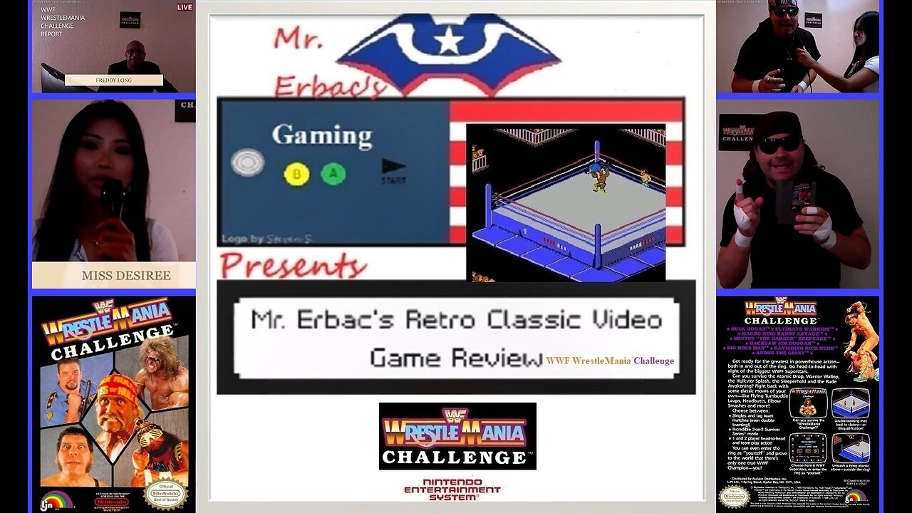 Mr. Erbac's Retro Classic Video Game Review - WWF WrestleMania Challenge