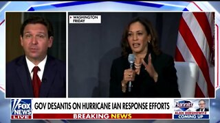 Ron DeSantis Blasts Kamala For Playing Identity Politics With Hurricane Ian