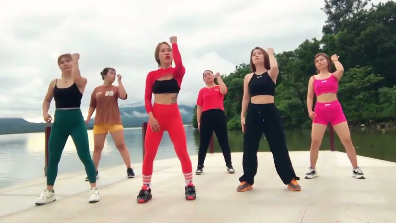 Thể dục sáng Tập Aerobic Giật Bụng Giảm Béo Siêu Nhanh | Chang aerobic