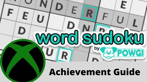 Word Sudoku by POWGI 100% Achievement Guide on XBOX ONE!