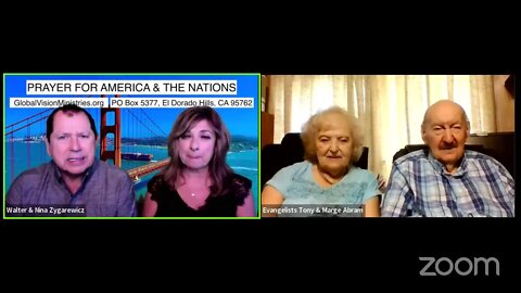 PRAYER FOR AMERICA & THE NATIONS Live Walter & Nina Zygarewicz with Tony & Marge Abram