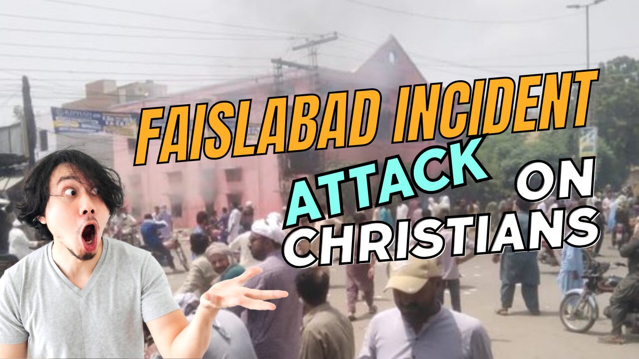 In #Jaranwala tehsil of #Faisalabad, angry Mob have set fire to a #churches and #Christian Colony.