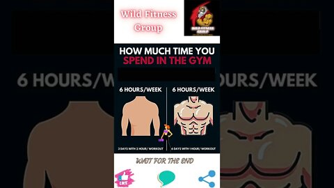 🔥How much time you spend in the gym🔥#shorts🔥#wildfitnessgroup🔥18 August 2022🔥