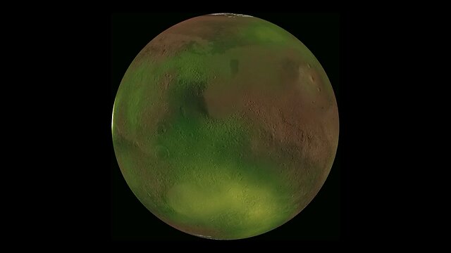 Mars Nightglow Animation from MAVEN Observations