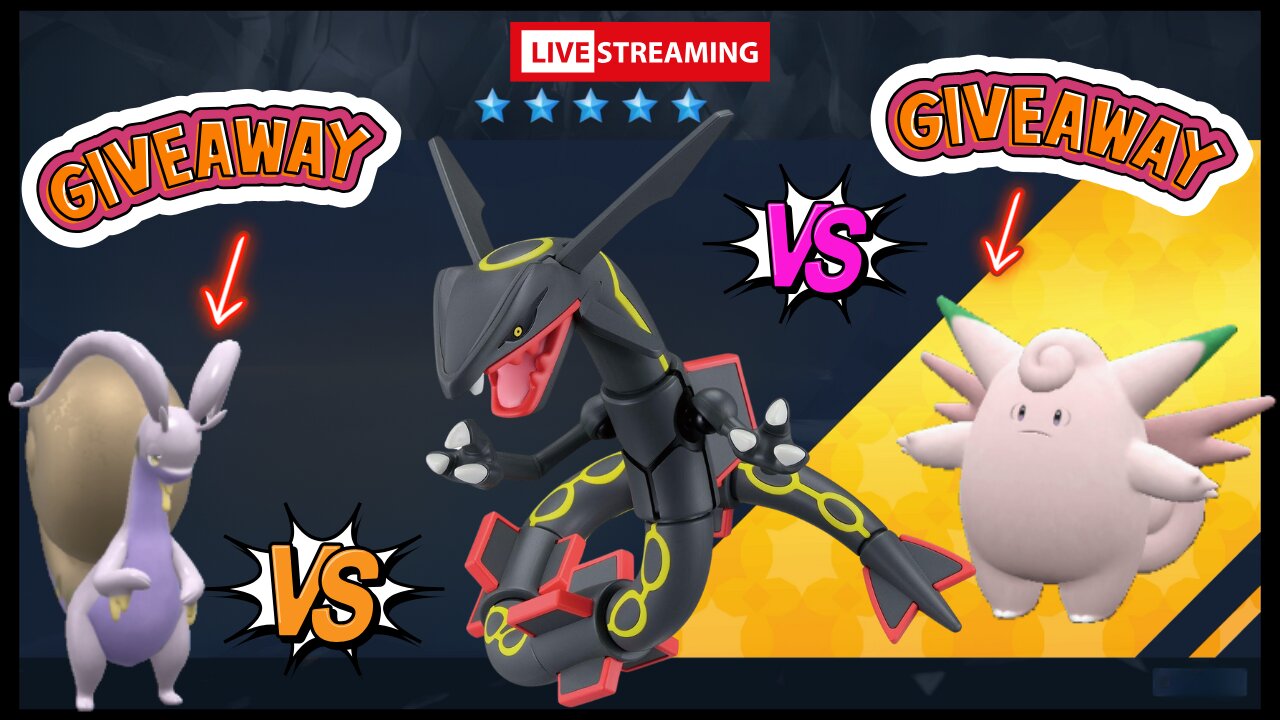 LIVE shiny Rayquaza tera raid and builds giveaway!